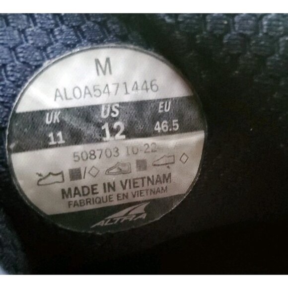 Altra Paradigm 6 Comfort Running Walking Shoes Men’s Size 12 Blue - Picture 10 of 13